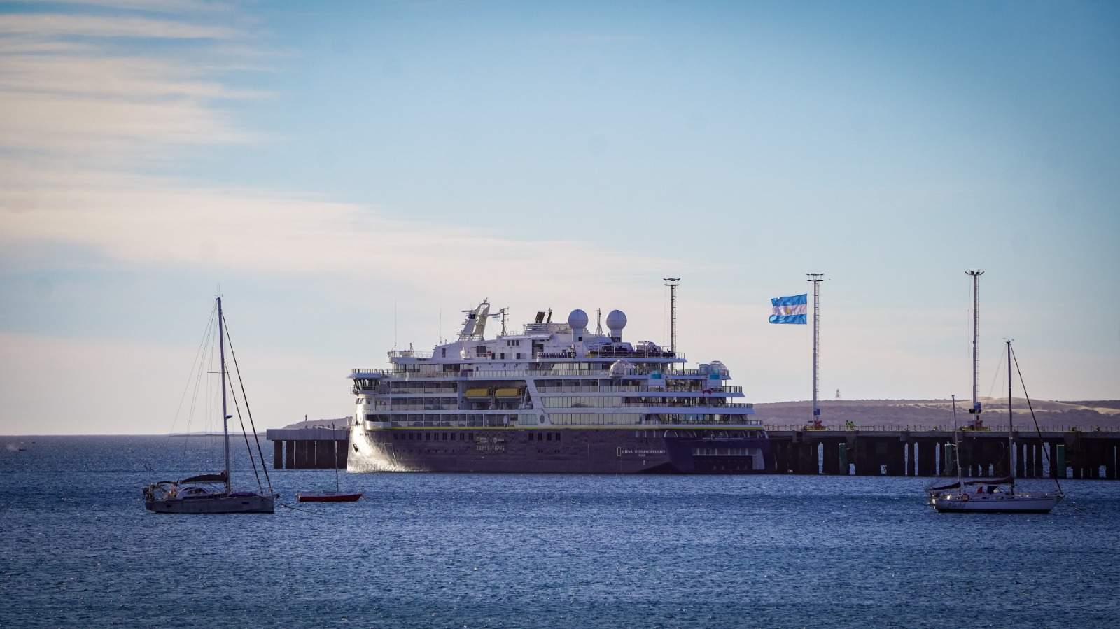 Comenzó la temporada de cruceros en Chubut